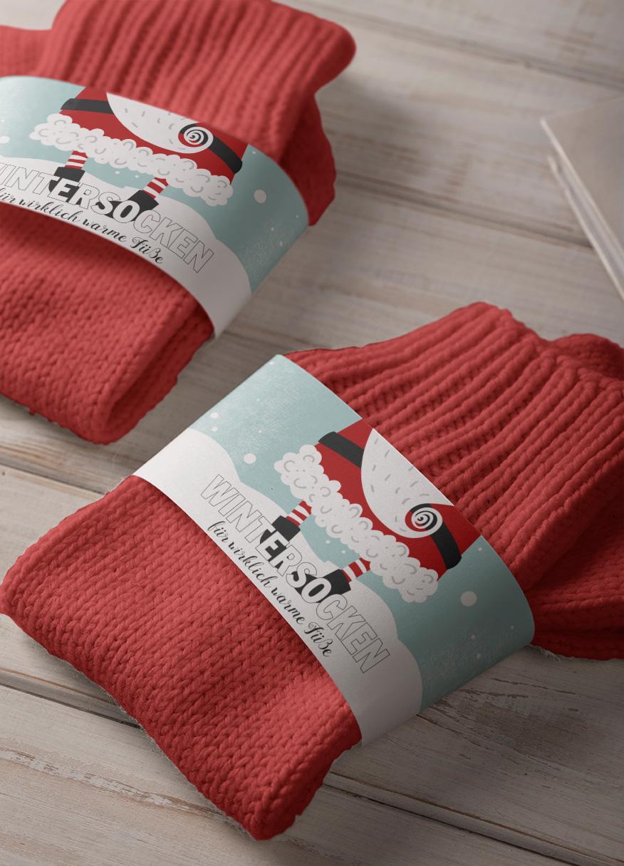 stilvolle Sockenbanderolen | 4Er Set Für Handgemachte Socken & Geschenke stilvolle Sockenbanderolen | 4Er Set Für Handgemachte Socken & Geschenke von StfiArt