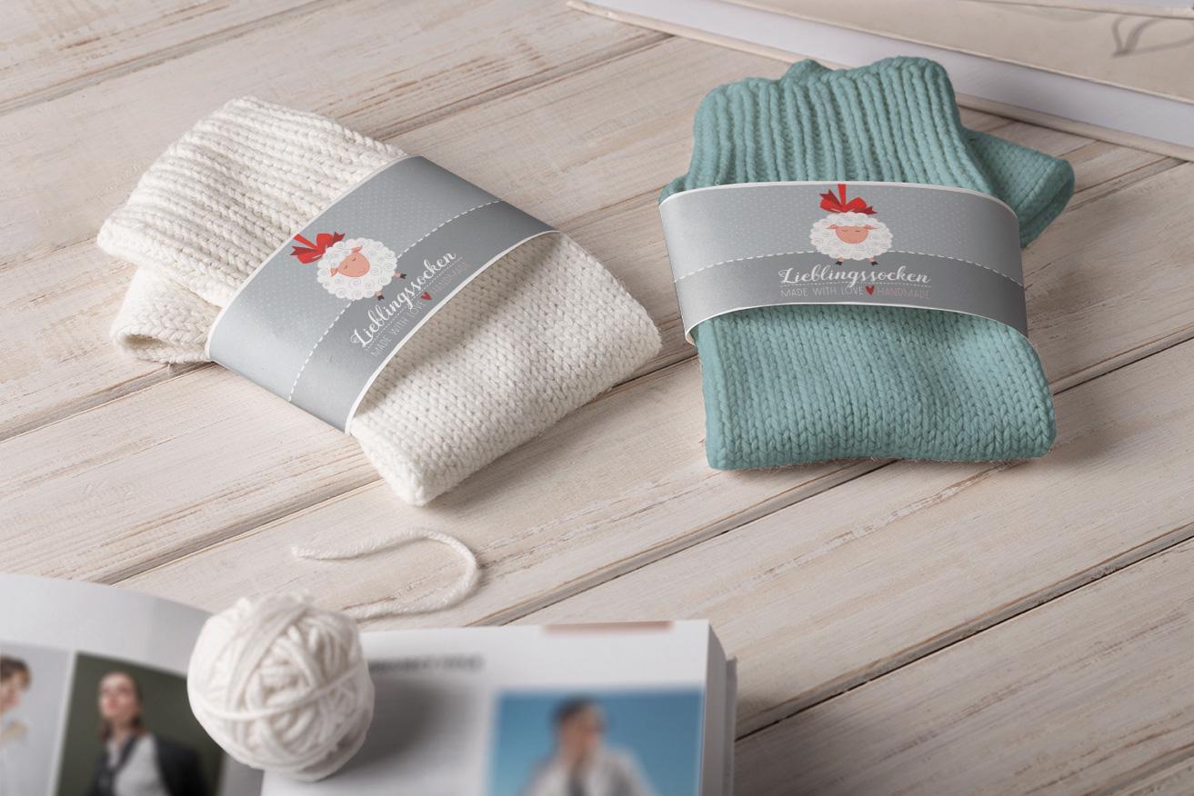 stilvolle Sockenbanderolen | 4Er Set Für Handgemachte Socken & Geschenke stilvolle Sockenbanderolen | 4Er Set Für Handgemachte Socken & Geschenke von StfiArt
