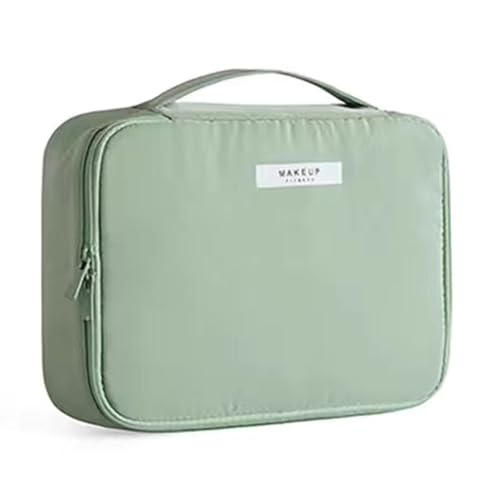 STGBCST Multifunktionale Kosmetiktasche Damen - Groß Make up Tasche mit Teiler, wasserdichte Reise Schminktasche Damen als Tragbare Kulturbeutel​ (Grün) von Stgbcst