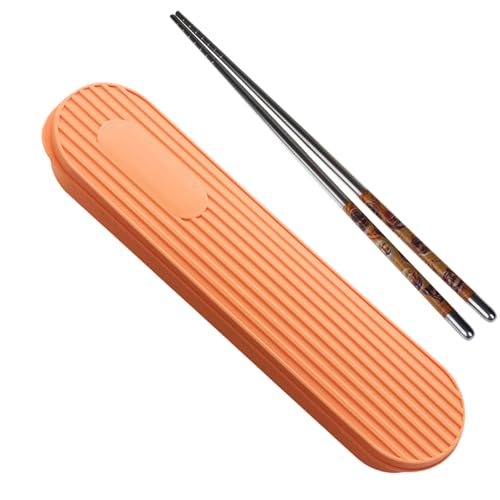 Reisebesteck-Set | Outdoor Geschirr Aufbewahrungsbox | Wiederverwendbare Staubdichte Utensilien Organizer Hülle für Reisen Camping Wandern Dormitorium von Stibtmr