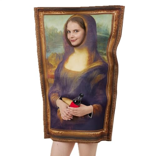 Stibtmr Berühmtes Mal Kostüm Lustiges Künstler Kostüm Streichkostüme Für Erwachsene Tragbare Streichkleidung Cosplay Für Halloween Künstler Kostüm Für Herren Damen Aged 18+ von Stibtmr