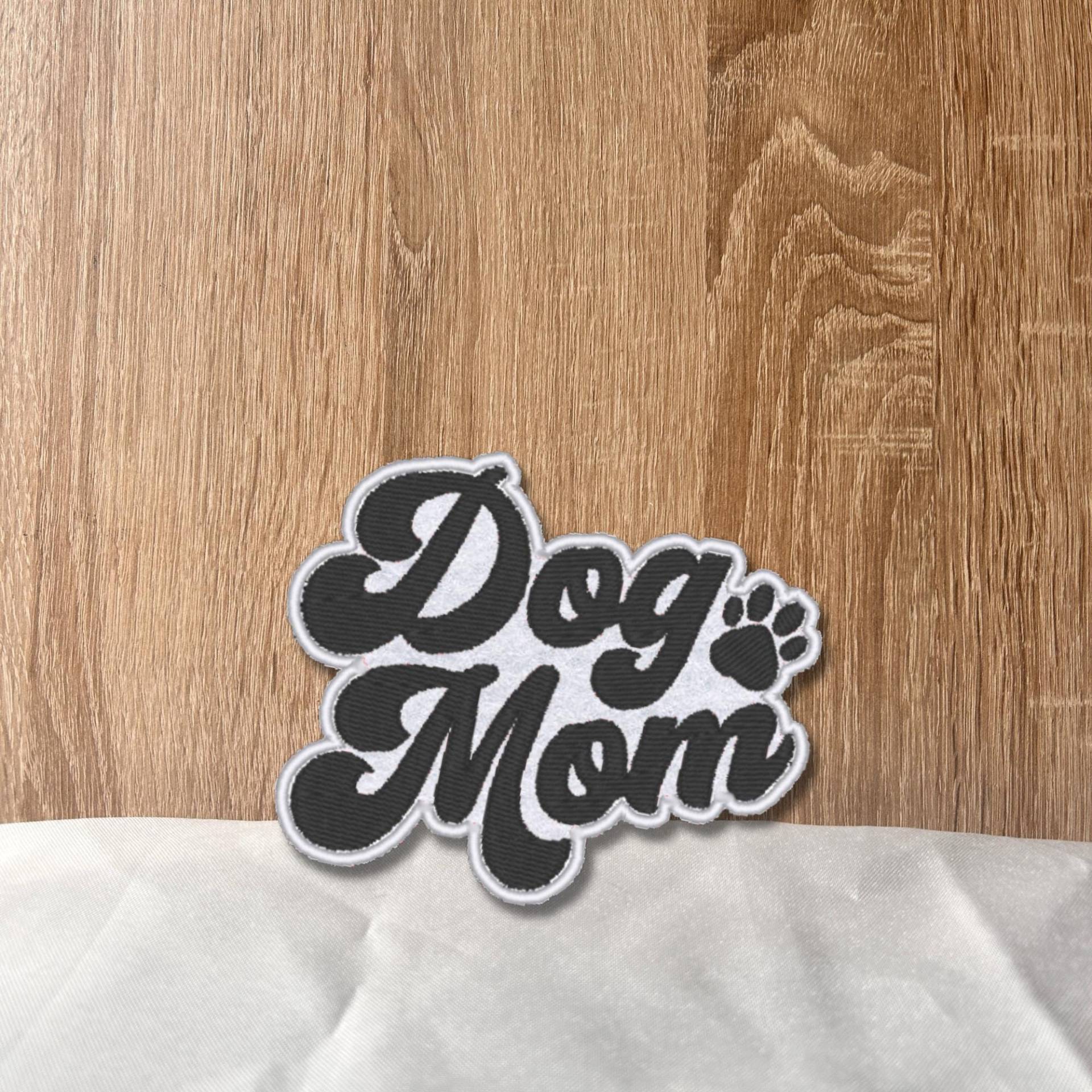 Dog Mom Patch Gestickte Applikation Mit Eigenen Farben von Stichfee