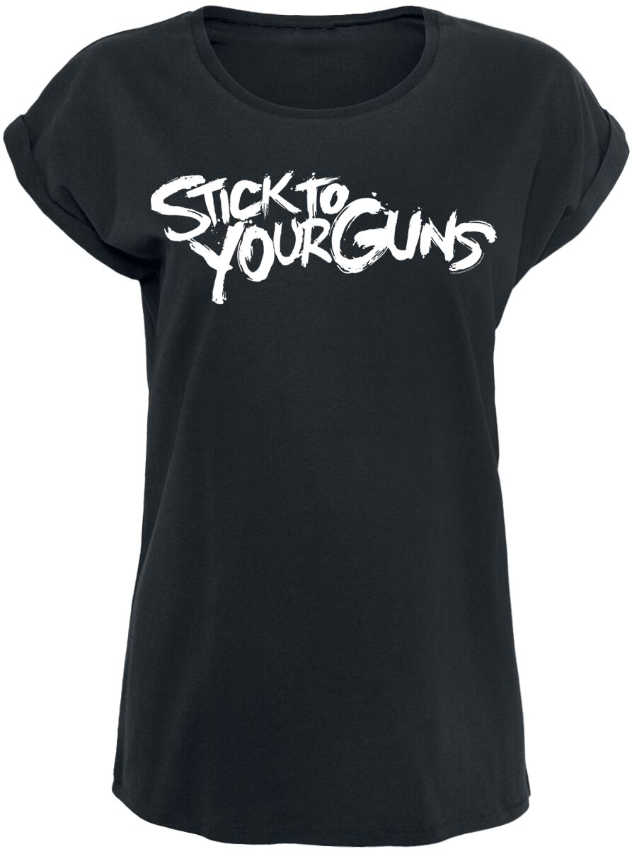 Stick To Your Guns T-Shirt - Logo - S bis XXL - für Damen - Größe M - schwarz  - Lizenziertes Merchandise! von Stick To Your Guns