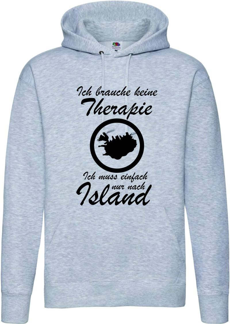 Hoodie Bedruckt" Ich Brauche Keine Therapie" von StickDruckDesign