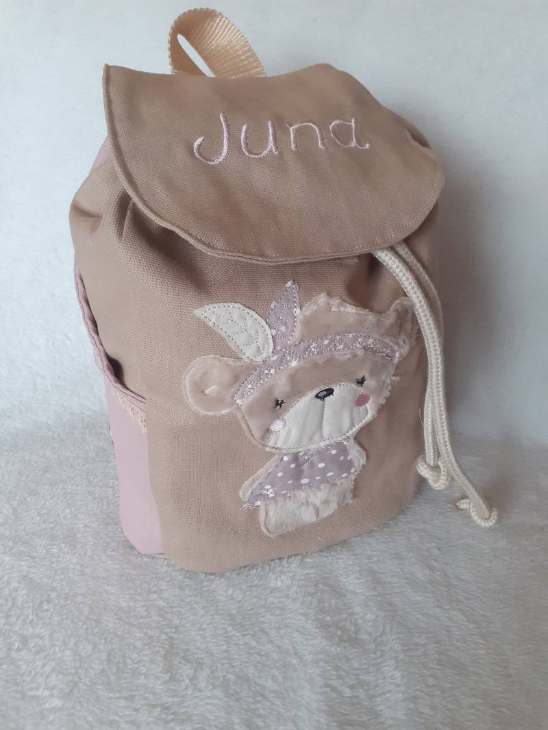 Kunderrucksack Rucksack Kinder Bär Mit Name Personalisiert von StickNaht