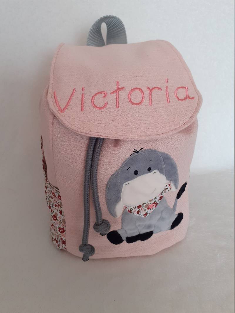 Kunderrucksack Rucksack Kinder Esel Mit Name Personalisiert von StickNaht
