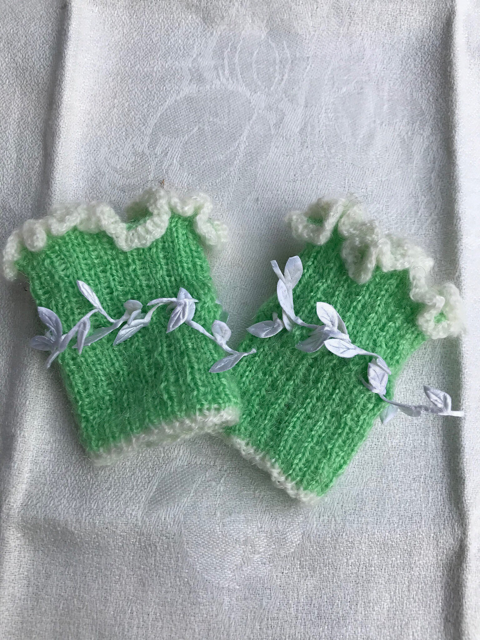 Gestrickte Pulswärmer von Stickelina