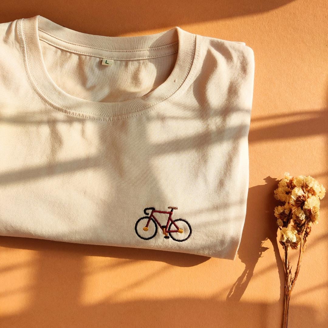 T-Shirt Rennrad von Stickhase