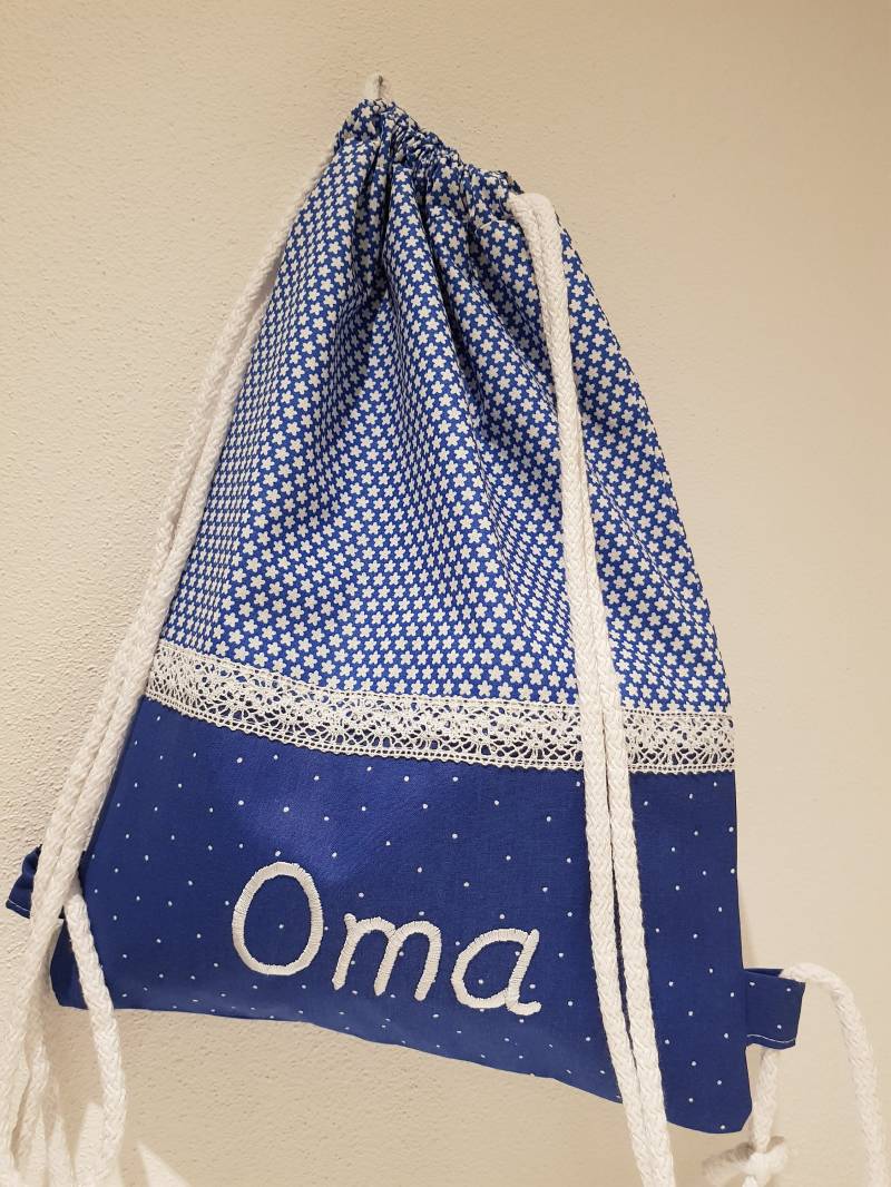 Turnbeutel Bestickt Mit Namen, Verschiedene Farben von Sticklicht