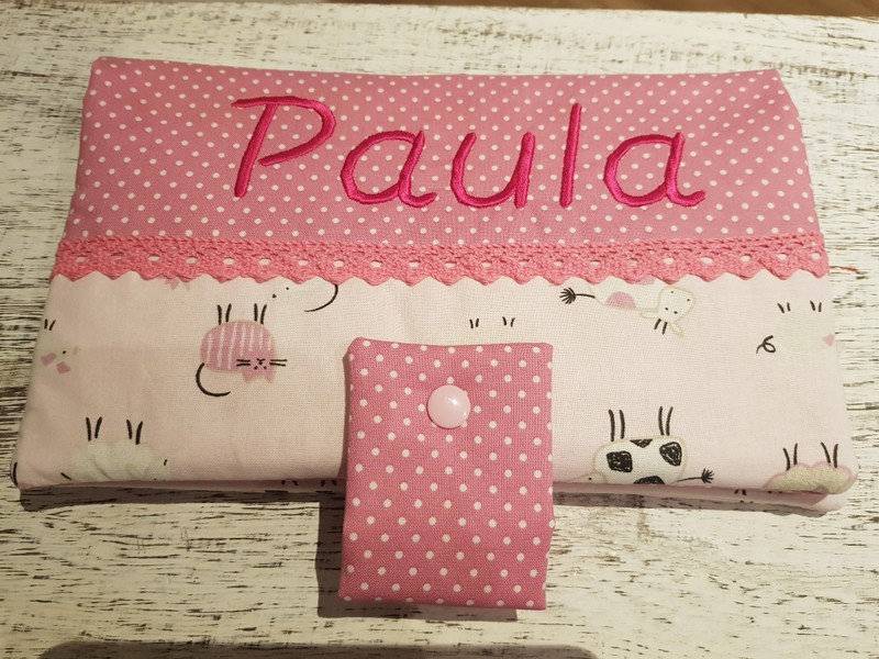 Windeltasche Bestickt Mit Ihren Wunschnamen von Sticklicht