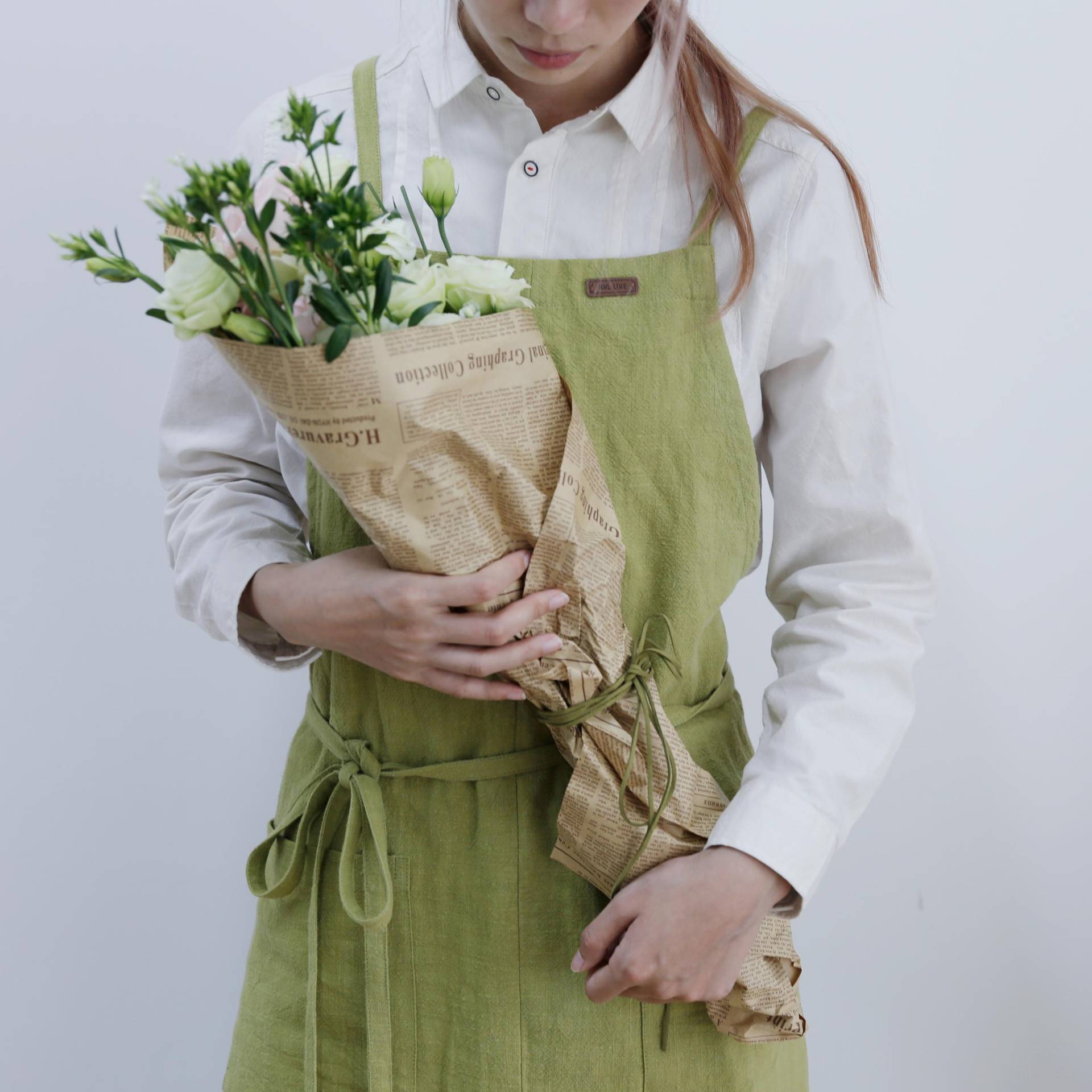 Schürze Mit Namen | Kochschürze Bestickt Text Backschürze Name 100% Naturfaser Grillschürze Männer Frauen Leinen von SticklingDE