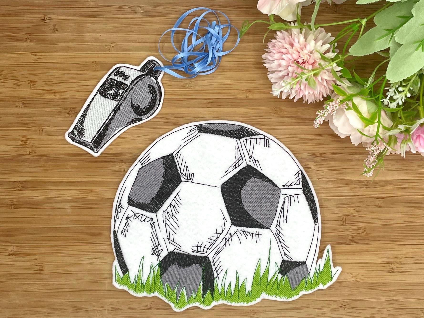 Patch Fußball Set von StickmanufakturDE