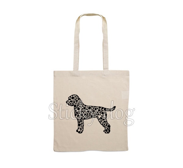 Canvas Hundetasche Lagotto Romagnolo Silhouette von Stickydog