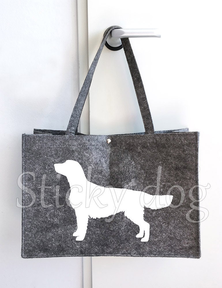 Filztasche Golden Retriever Hundesilhouette Filztasche Golden Retriever Hundesilhouette von Stickydog