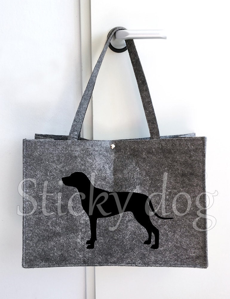 Filztasche Rhodesian Ridgeback Hundesilhouette von Stickydog