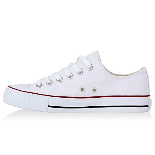 stiefelparadies Damen Schuhe Sneakers Sportschuhe Schnürer Schuhe 25997 Weiss Rotstreifen Ambler 41 Flandell stiefelparadies Damen Schuhe Sneakers Sportschuhe Schnürer Schuhe 25997 Weiss Rotstreifen Ambler 41 Flandell von stiefelparadies