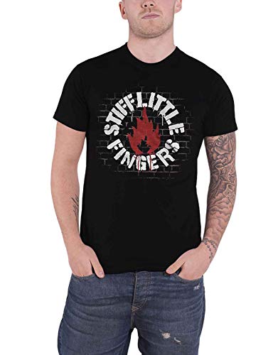 Stiff Little Fingers T Shirt Wall Band Logo Nue offiziell Herren Schwarz L Stiff Little Fingers T Shirt Wall Band Logo Nue offiziell Herren Schwarz L von Stiff Little Fingers
