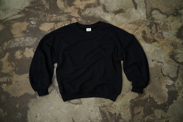 Stík Sweatshirt Aartik mit Falte am Ärmel von Stík