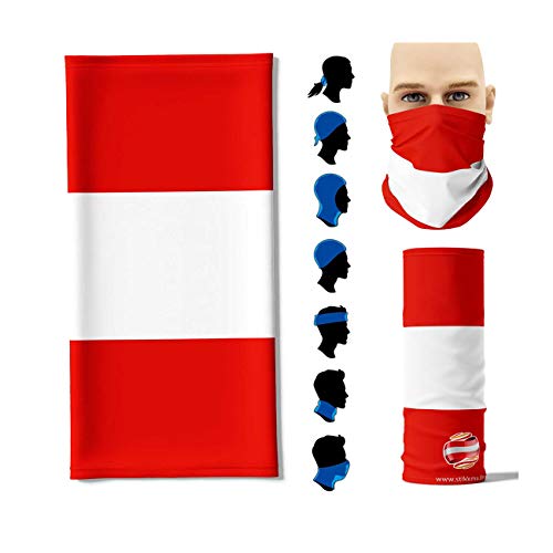 Stikkma Multifunktionstuch Österreich Face Pad+ von Stikkma
