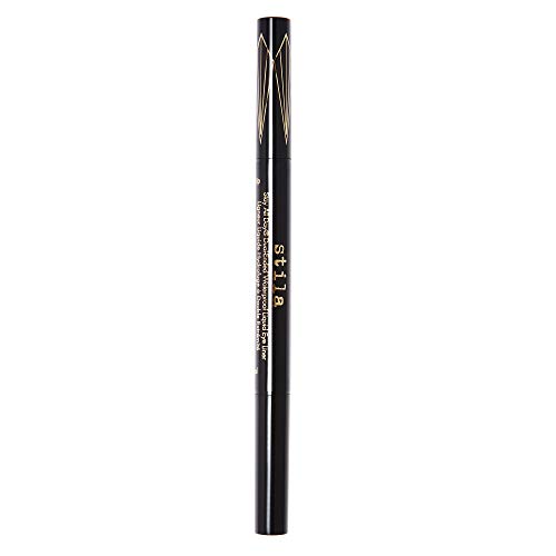 Stila Stay All Day DualEnded SC61010001 Wasserdichte Liquid Eye Liner Intense, Schwarz, 1 Stück (1 Stück) von Stila