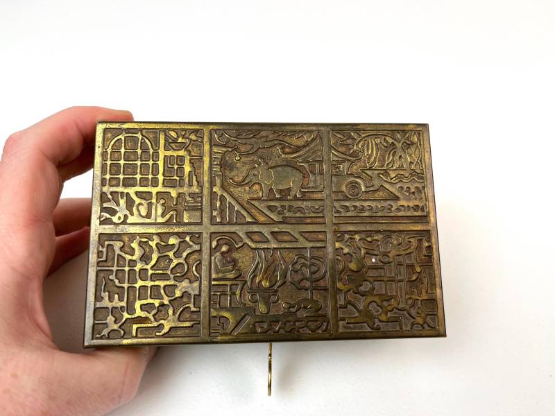 Rare Bauhaus Art Deco Avantgarde Jewelry Box By Erhard Söhne With Key von StilelementeGALLERY