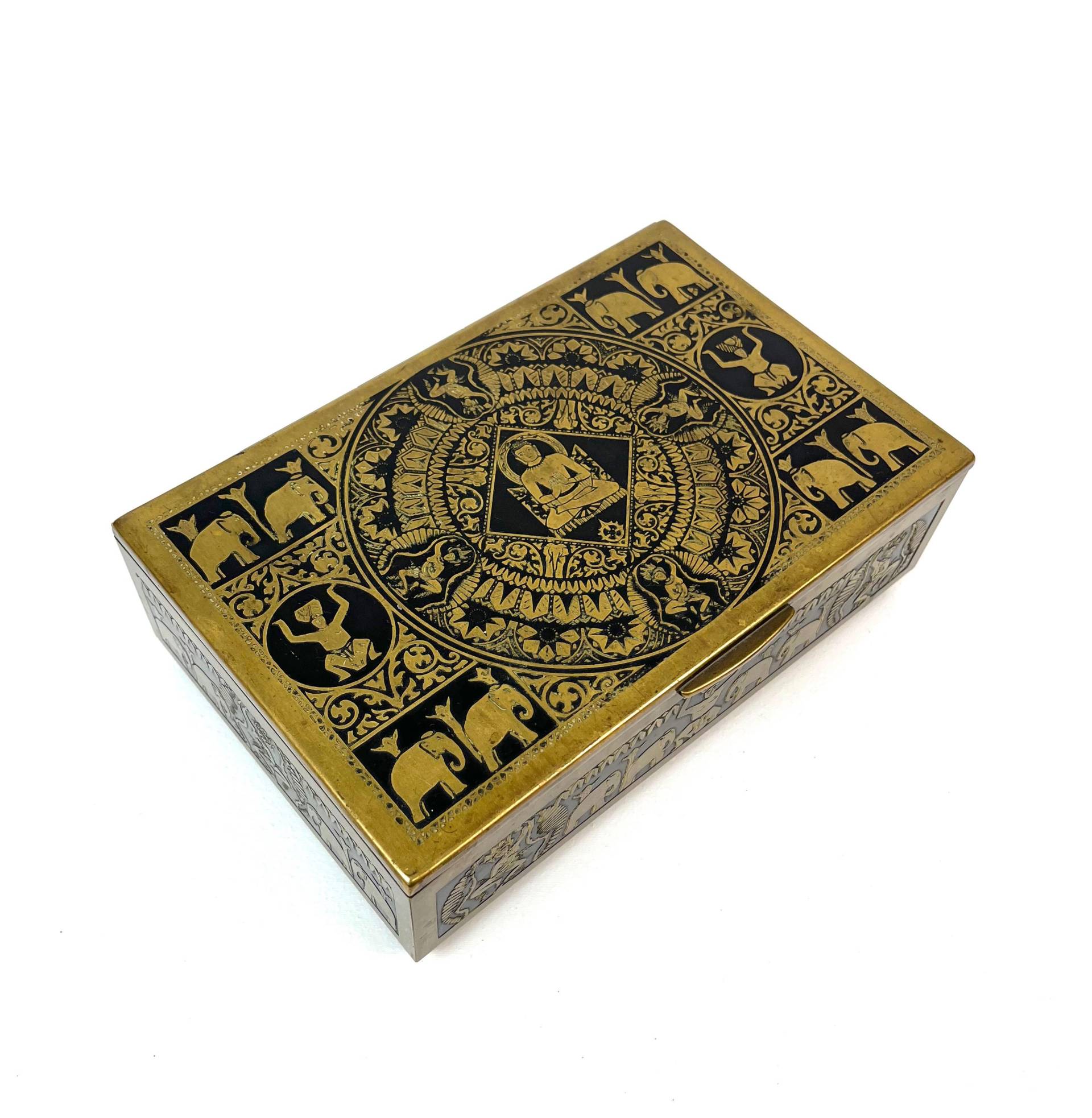 stunning Rare Bauhaus Art Deco Avantgarde Buddhism Jewelry Box By Erhard & Söhne 1925 von StilelementeGALLERY