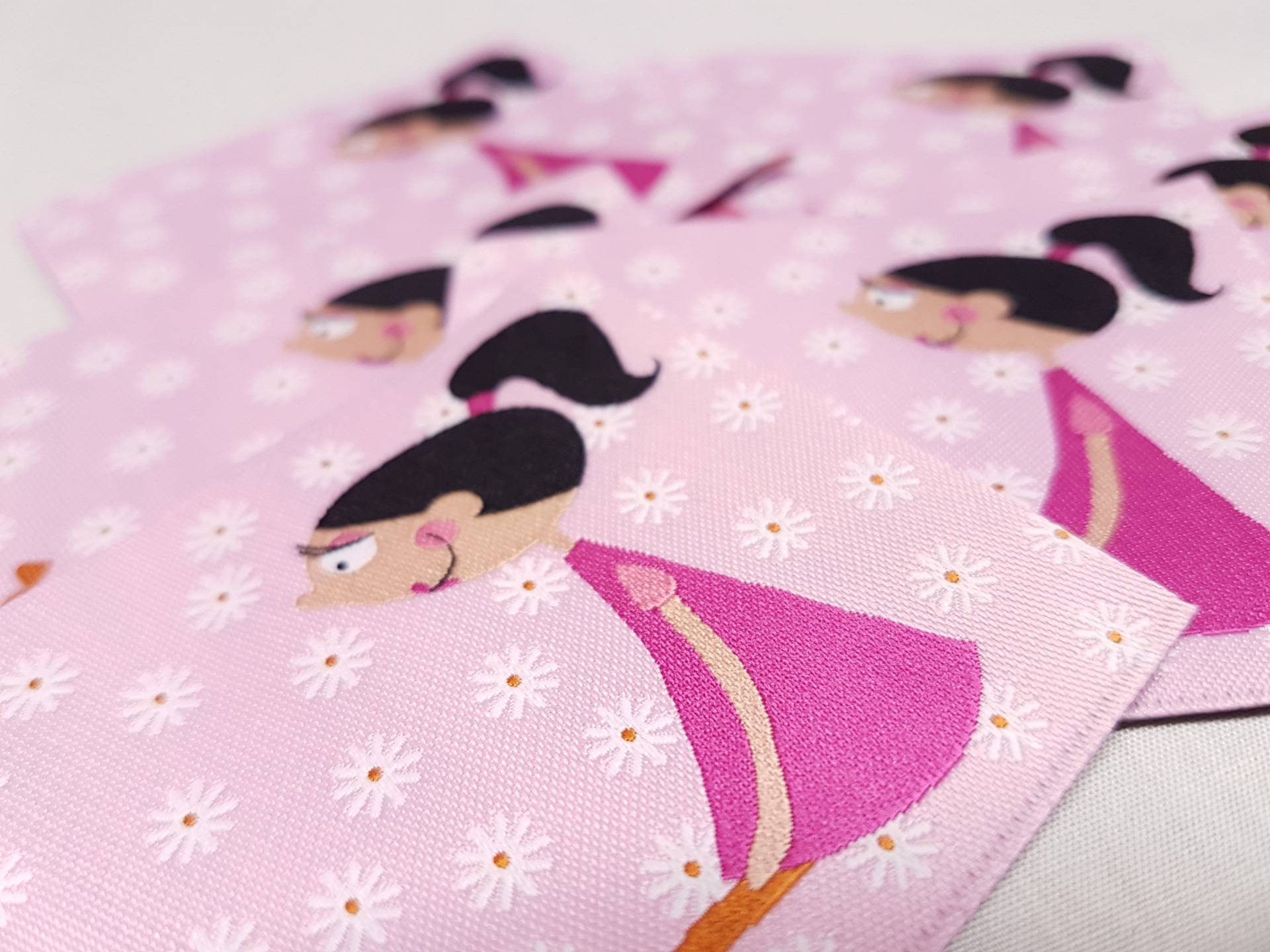 Webetikett "Puppiges" Farbenmix von Stilgefuehl