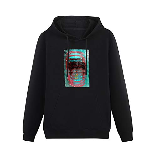 Men's Heavyweight Hooded LSD Blotter Art Albert Hofmann LSA 25 Mescaline XTC 633A Long Sleeve Sweatshirts Black XXL von Stille