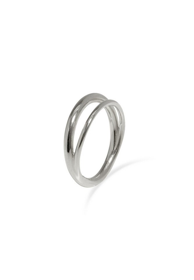 Stilnest Fingerring Duo Stapelring 925 Sterling Silber von Stilnest