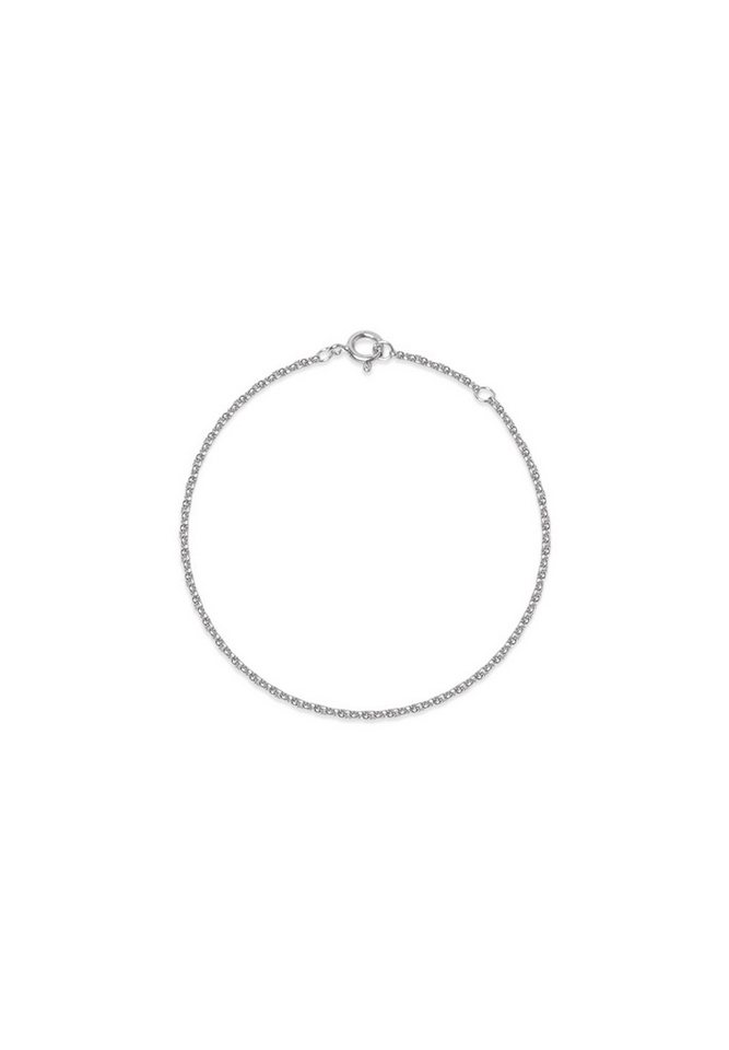 Stilnest Gliederarmband Rolo Kette 925 Sterling Silber von Stilnest