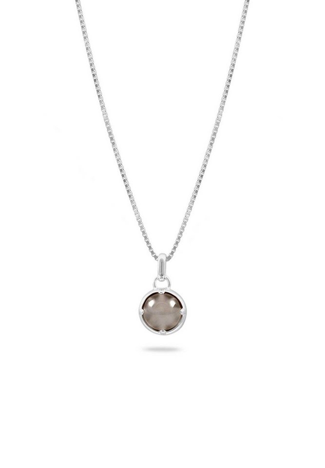 Stilnest Kette mit Anhänger Instants of Balance Mondstein 925 Sterling Silber von Stilnest