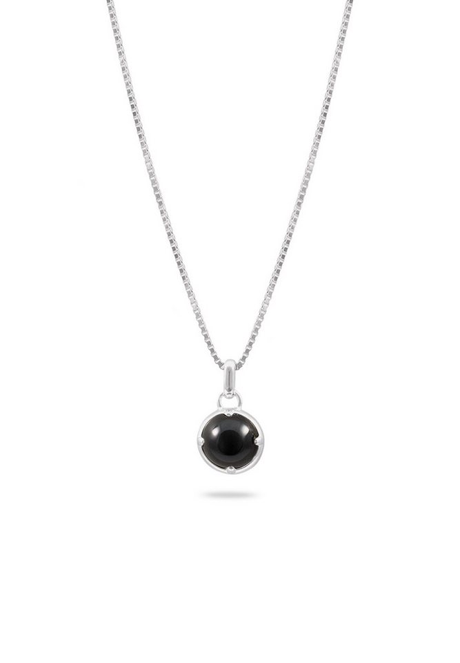 Stilnest Kette mit Anhänger Instants of Strength Onyx 925 Sterling Silber von Stilnest