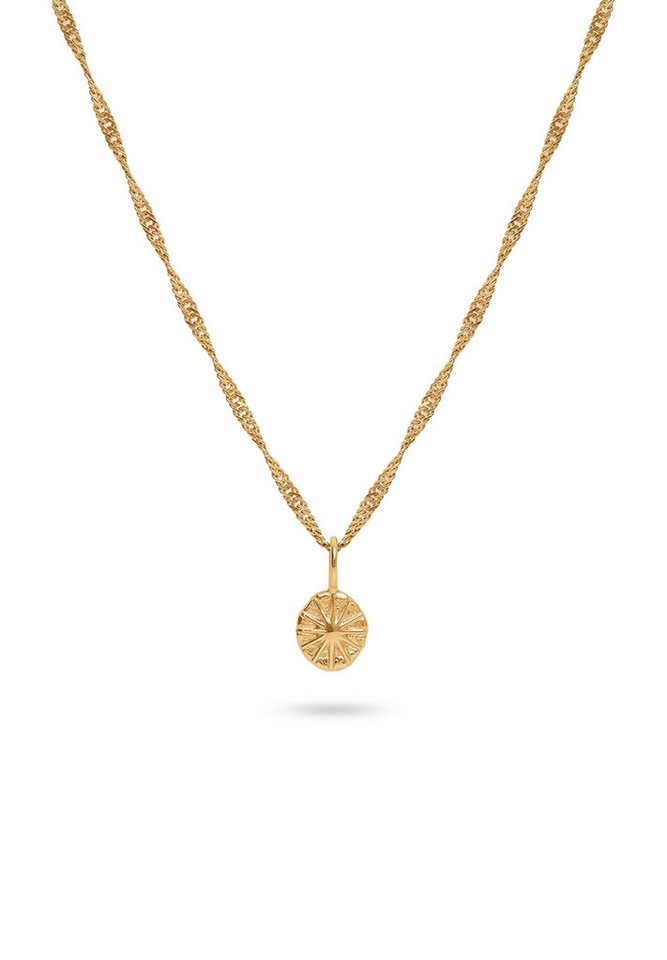 Stilnest Kette mit Anhänger Solar Eclipse 925 Sterling Silber von Stilnest