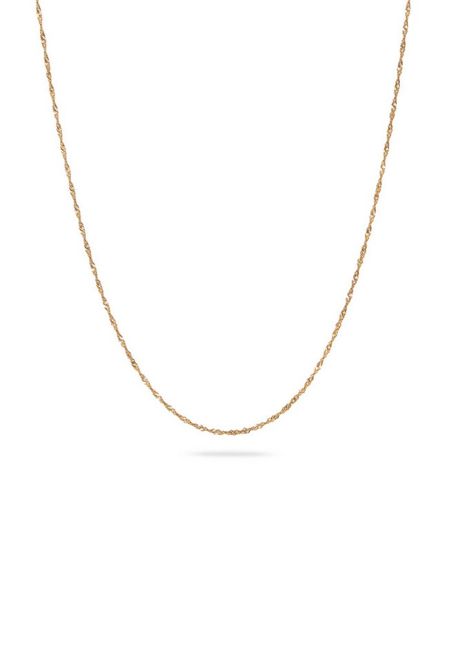 Stilnest Kette ohne Anhänger Singapore Kette 585 Gelbgold von Stilnest