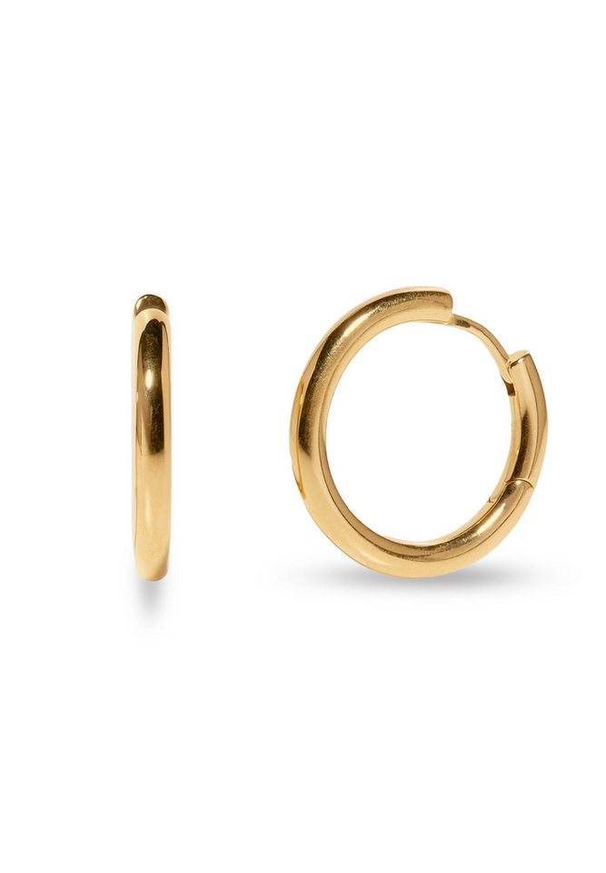 Stilnest Paar Creolen Bold Creolen 925 Sterling Silber von Stilnest