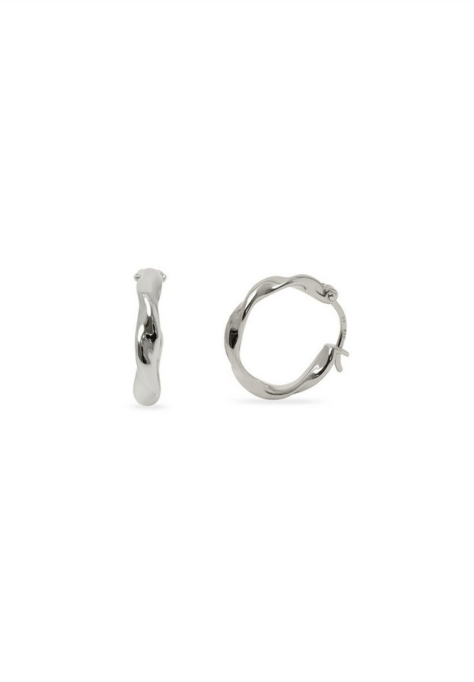 Stilnest Paar Creolen Flux Mini Kreolen 925 Sterling Silber von Stilnest