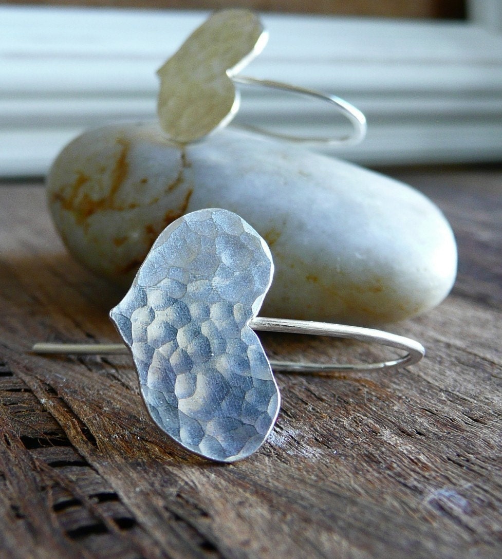 Großes Herz Sterling Silber Ohrringe Großes Herz Sterling Silber Ohrringe von Stilosissima