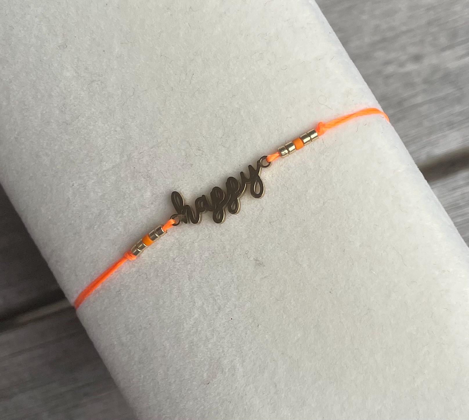 Armband Happy von StinemitHerz