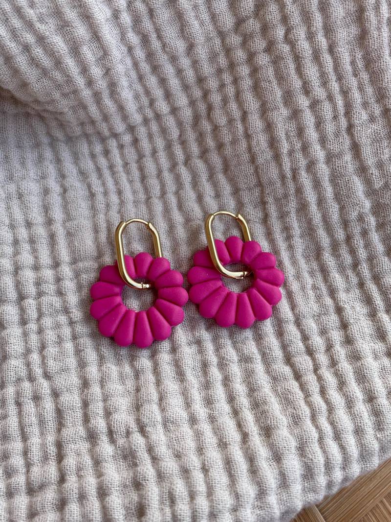 Mix & Match Flower - Polymer Clay Ohrringe von StinemitHerz