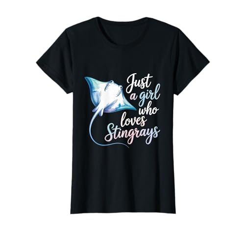 Nur EIN Mädchen, das Stachelrochen und Tierfische liebt T-Shirt Nur EIN Mädchen, das Stachelrochen und Tierfische liebt T-Shirt von Stingray Fish
