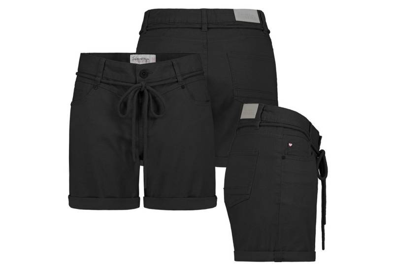 Stitch & Soul Bermudas Damen Short Bermuda kurze Hose Sommer Chino Stoff Hotpants mit Gürtel von Stitch & Soul