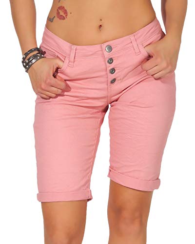 Stitch & Soul Damen Bermuda Shorts LSS-091 Kurze Sommerhose Middle Rose M von Stitch & Soul