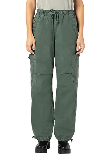 Stitch & Soul Damen Cargohose Parachute Modern Urban Dark-Green M von Stitch & Soul