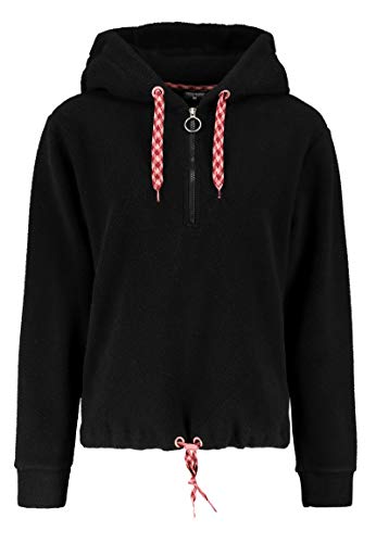 Stitch & Soul Damen Fleece-Pullover mit Reißverschluss Black M von Stitch & Soul