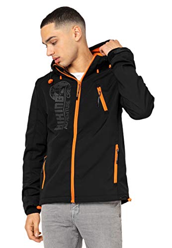 Stitch & Soul Herren Outdoor Softshell-Jacke wasserabweisend black M von Stitch & Soul