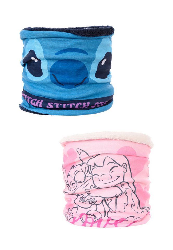 Stitch Loop Kinder Schlauchschal Doppelpack Disney Mädchen Winter Fleece Stitch Loop Kinder Schlauchschal Doppelpack Disney Mädchen Winter Fleece von Stitch