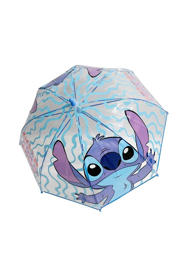 Stitch Stockregenschirm Kinder Regenschirm Kuppelschirm Stock-Schirm von Stitch