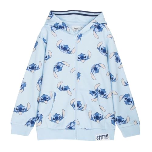 Stitch Unisex Kinder Cerdá Up Terry Zip French Sweatshirt, grau, 6 Jahre von Stitch