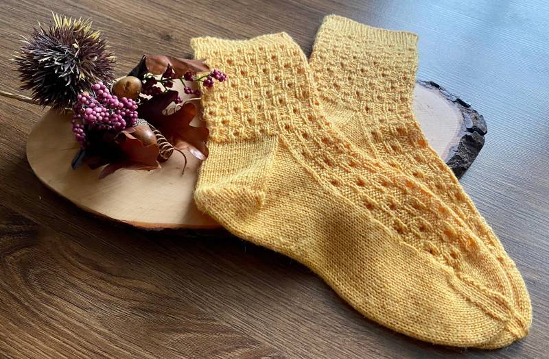 Socken Handgestrickt Gr. 38/39 von StitchManufacture