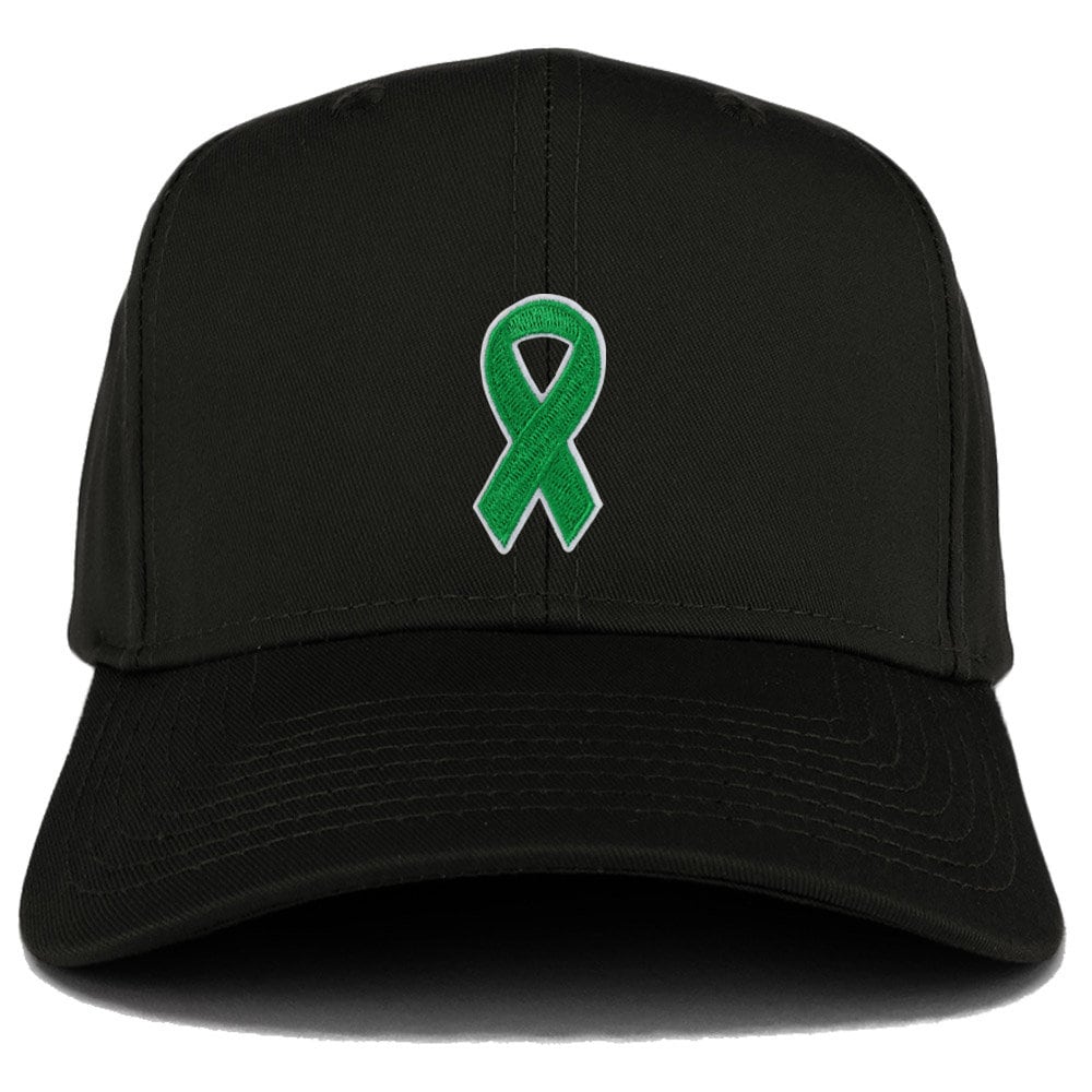 Stitchfy Leukemia Awareness Green Ribbon Patch Strukturierte Baseballkappe | Sf-Ap0047-27-079 von Stitchfy